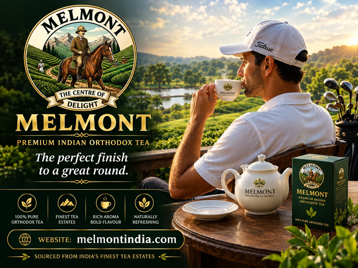 Enjoying a cup of Melmont premium Indian orthodox tea overlooking a tea estate